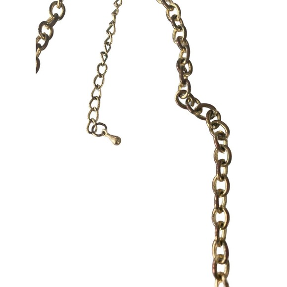 Blue Floral Polished Faceted Crystal Gemstone Rhinestone Bib Statement Necklace - Picture 11 of 12